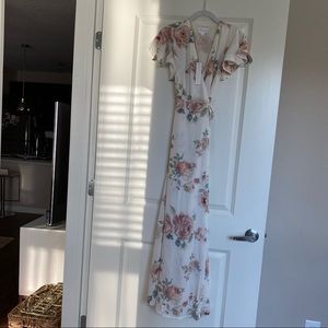 🌸NWT Floral Maxi Wrap Dress - XS 🌸